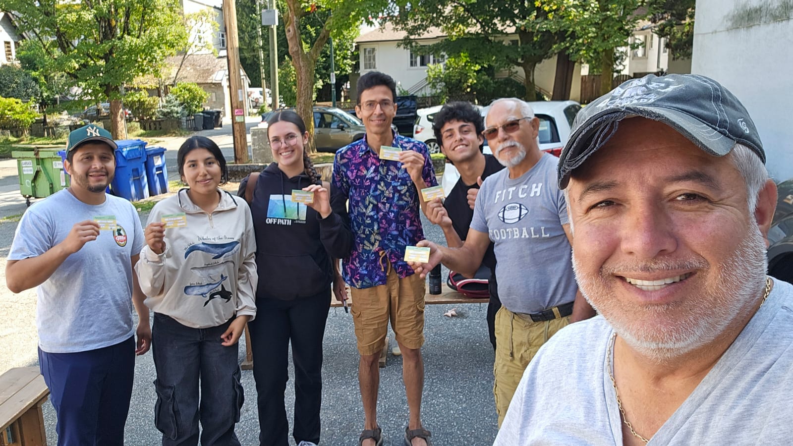 Sesión de certificación de seguridad con trabajadores