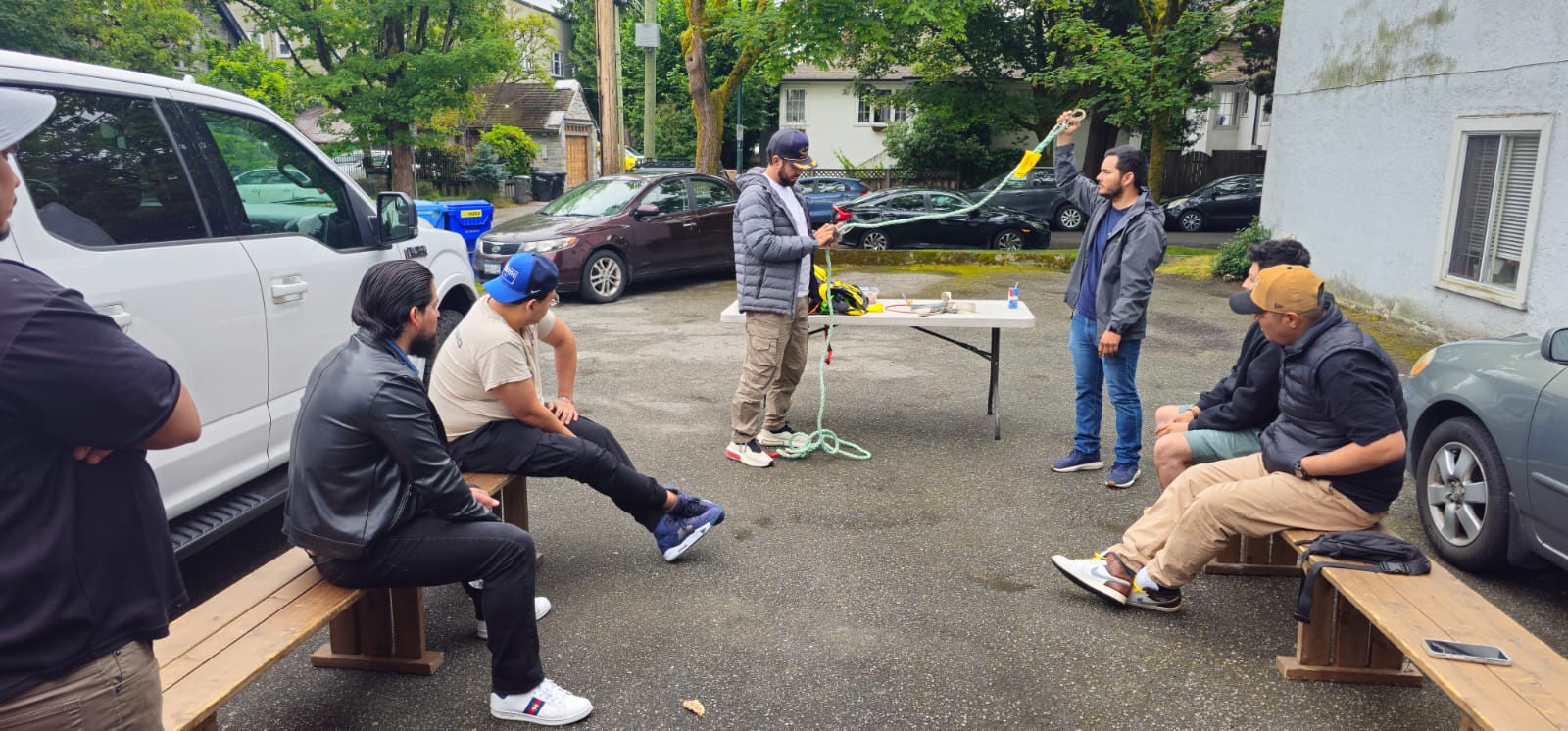 Hands-on safety equipment training